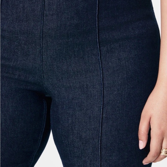 SPANX Women's Boot Cut Jeans - Dark Blue - Picture 2 of 9